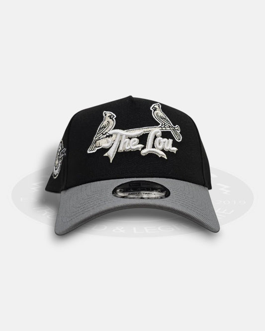 St. Louis Cardinals 1892-1992 100th Anniversary Two Tone Black 9Forty A-Frame Snapback Hat