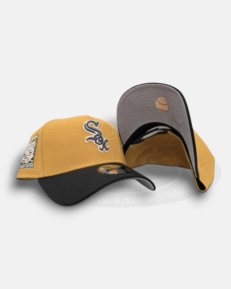 Chicago White Sox 1901-1995 95th Years Panama Tan 9Forty A-Frame Snapback Hat