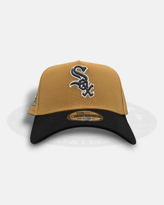 Chicago White Sox 1901-1995 95th Years Panama Tan 9Forty A-Frame Snapback Hat