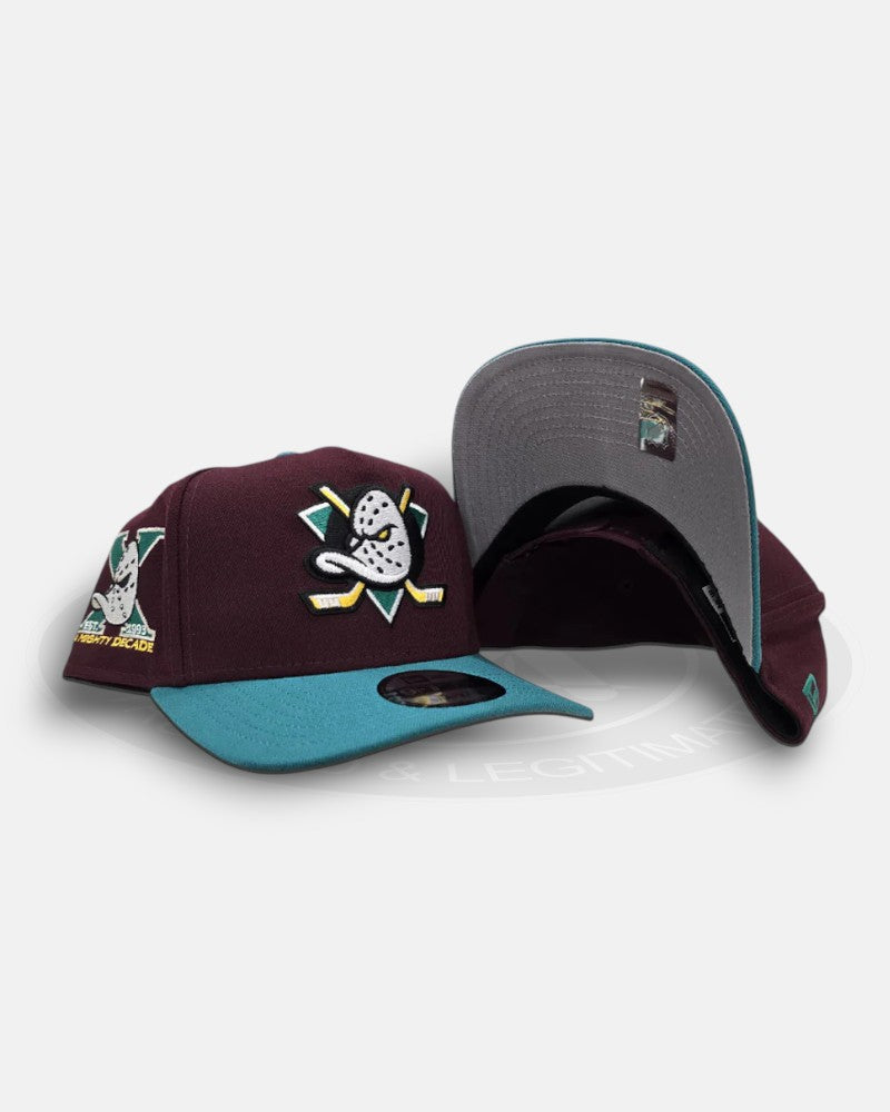 Anaheim Mighty Ducks Est. 1993 A Mighty Decade 9Forty A-Frame Snapback Hat