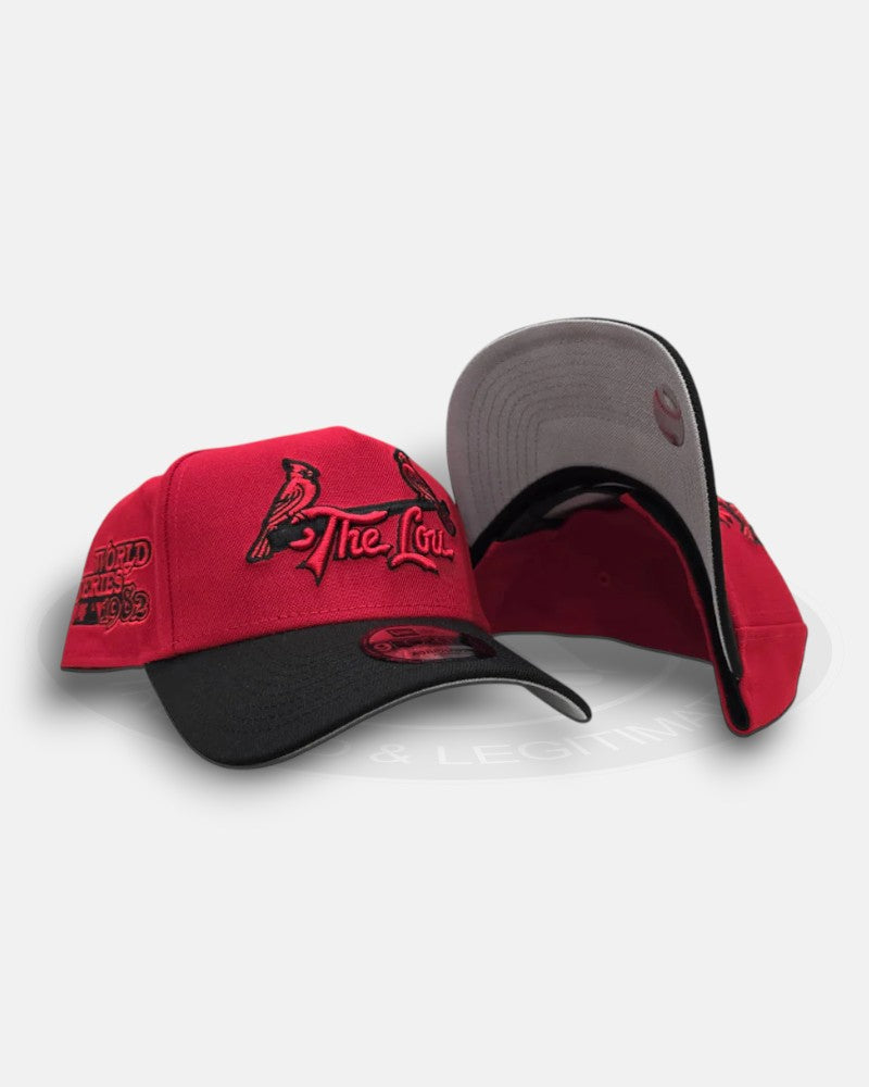 St. Louis Cardinals 1982 World Series Two Tone Red 9Forty A-Frame Snapback Hat