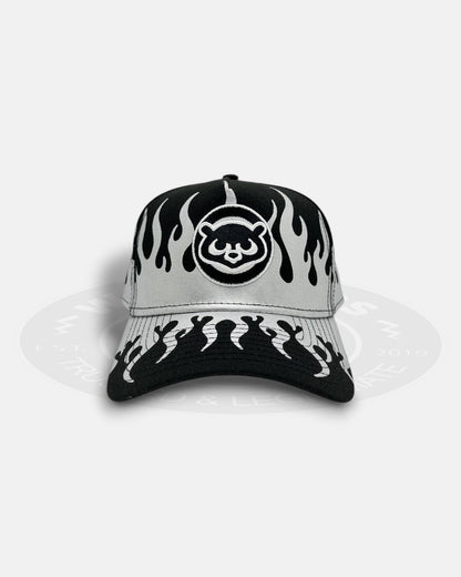 Chicago Cubs Silver Flame A-Frame 9Forty Snapback Hat