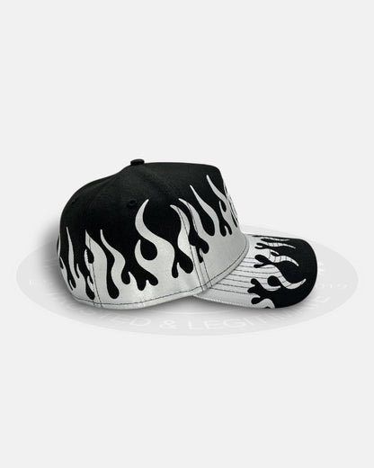 Chicago Cubs Silver Flame A-Frame 9Forty Snapback Hat