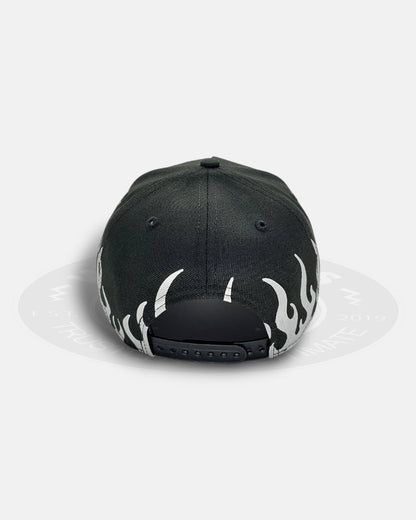 Chicago Cubs Silver Flame A-Frame 9Forty Snapback Hat