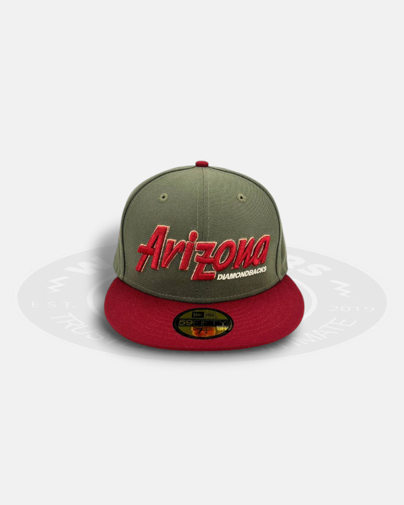 New Era Arizona Diamondbacks Olive Two Tone Series 59Fifty Fitted Hat