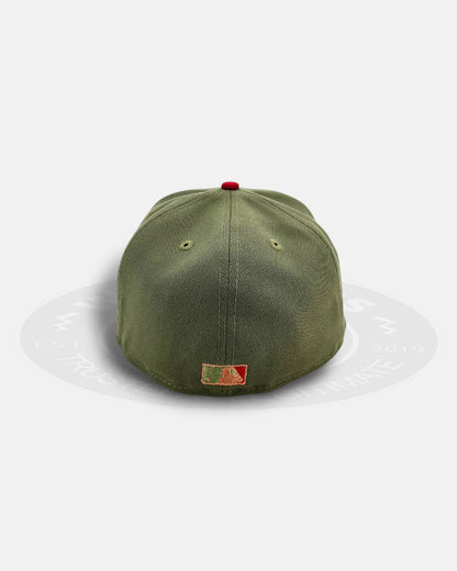Arizona Diamondbacks Olive Two Tone Series 59Fifty Fitted Hat