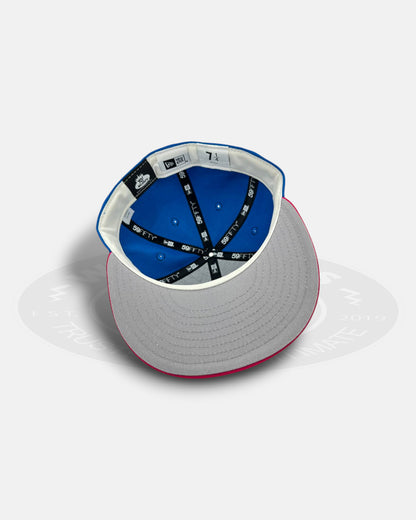 Yo! MTV Raps Retro Two Tone Cyan Pink 59Fifty Fitted Hat