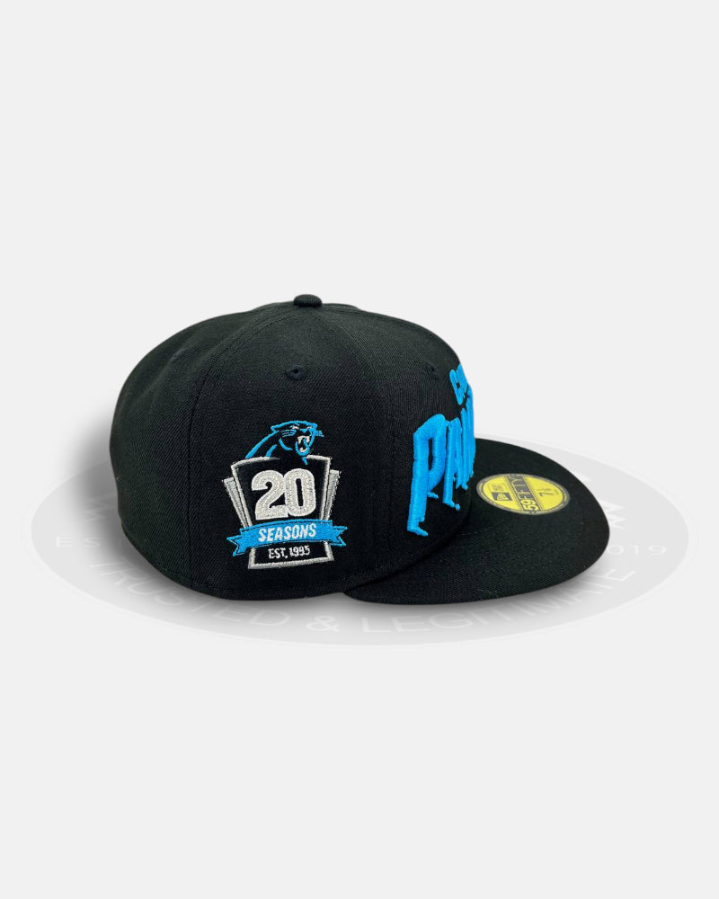 Carolina Panthers Script Legacy 59Fifty Fitted Hat