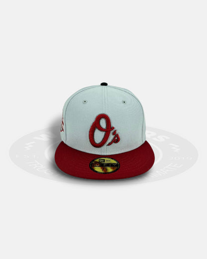 Baltimore Orioles Charm Slate 59FIFTY Fitted Hat