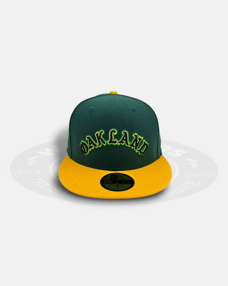 Oakland Athletics Field Script Premier Two Tone Series 59Fifty Fitted Hat