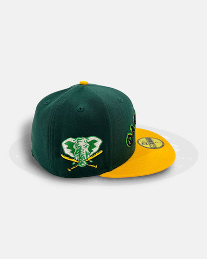 Oakland Athletics Field Script Premier Two Tone Series 59Fifty Fitted Hat