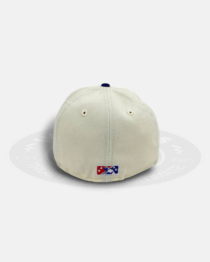 Syracuse Mets Chrome Satin Visor Series 59Fifty Fitted Hat