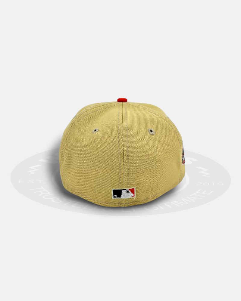San Francisco Giants Retro Script Vegas Gold Two Tone Series 59Fifty Fitted Hat