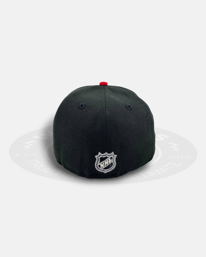San Jose Sharks All-Star Crest Black Dark Grey 59Fifty Fitted Hat