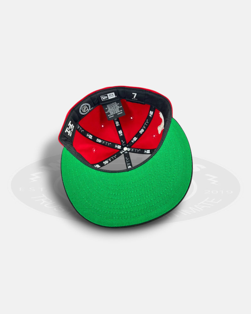 Chicago Blackhawks Crimson Cup 59FIFTY Fitted Hat