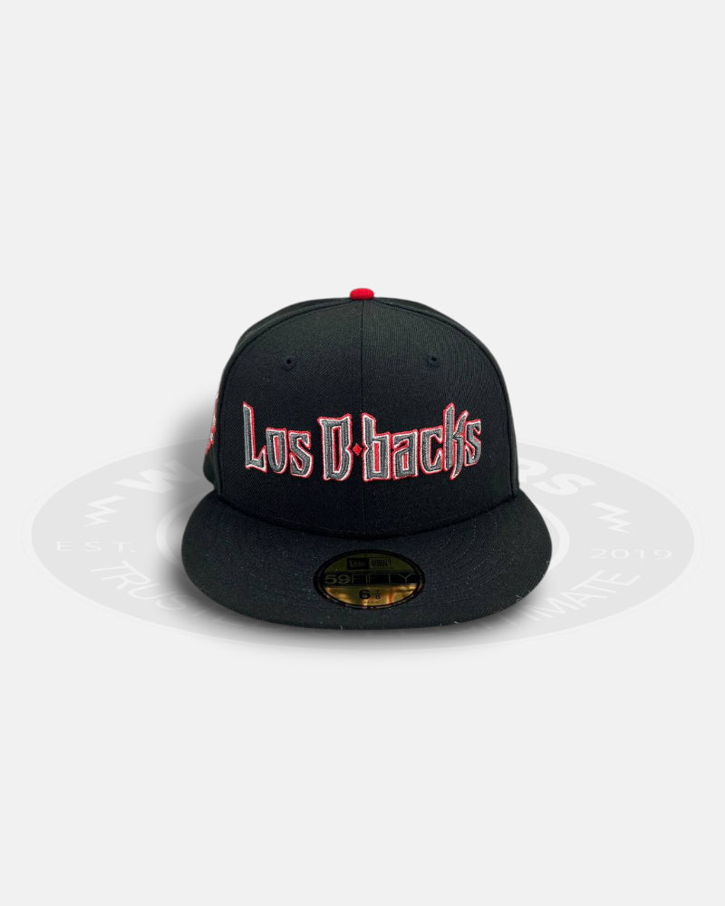 Arizona Diamondbacks Milestone Badge Black Grey 59Fifty Fitted Hat