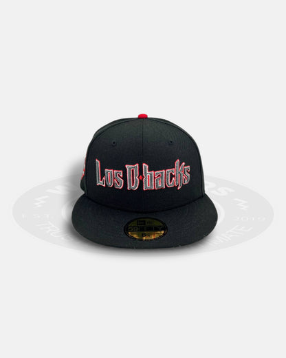 Arizona Diamondbacks Milestone Badge Black Grey 59Fifty Fitted Hat