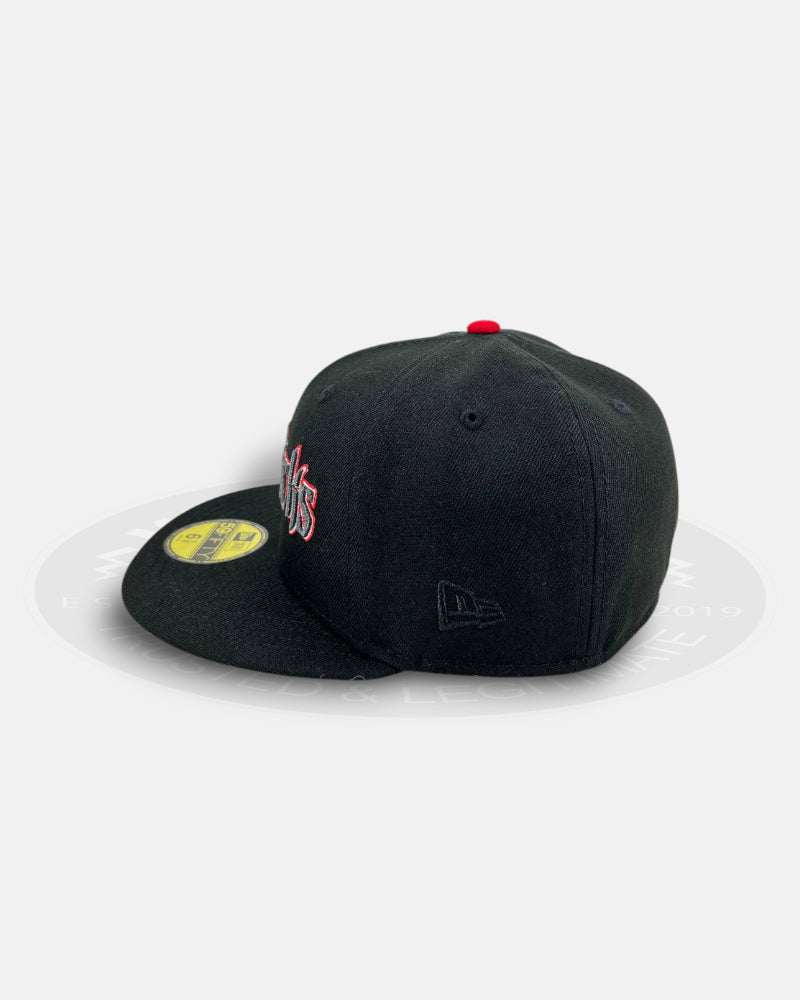 Arizona Diamondbacks Milestone Badge Black Grey 59Fifty Fitted Hat