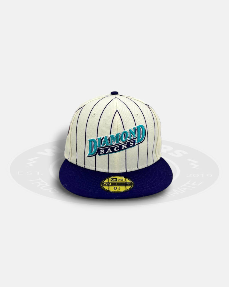 Arizona Diamondbacks Pinstripe Crest Elite 59Fifty Fitted Hat