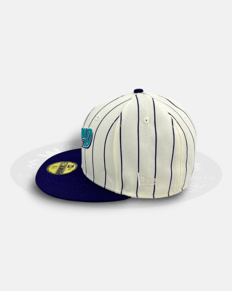 Arizona Diamondbacks Pinstripe Crest Elite 59Fifty Fitted Hat