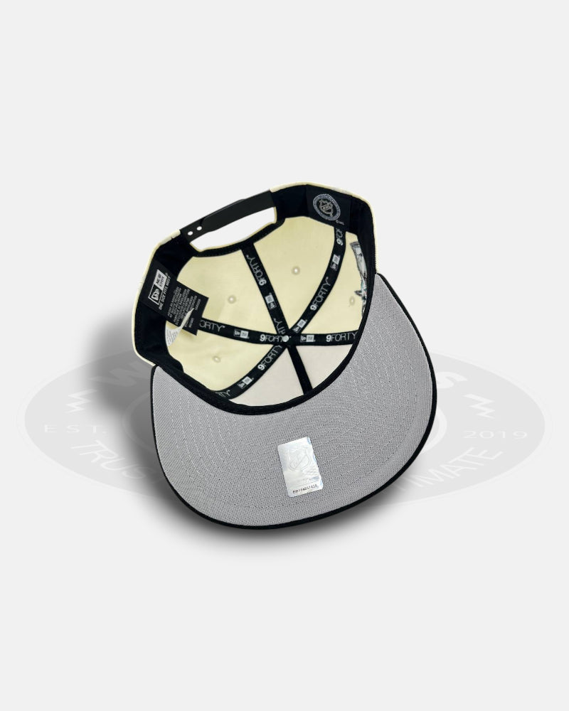 San Jose Sharks Chrome Current 9FORTY A-Frame Snapback Hat