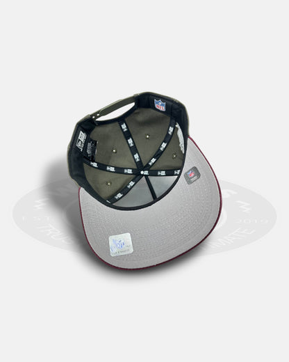 Oakland Raiders Contrast Visor Golfer Snapback Hat