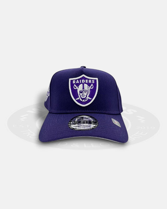 Las Vegas Raiders 1960-2009 Commitment to Excellence Purple 9Forty A-Frame Snapback Hat