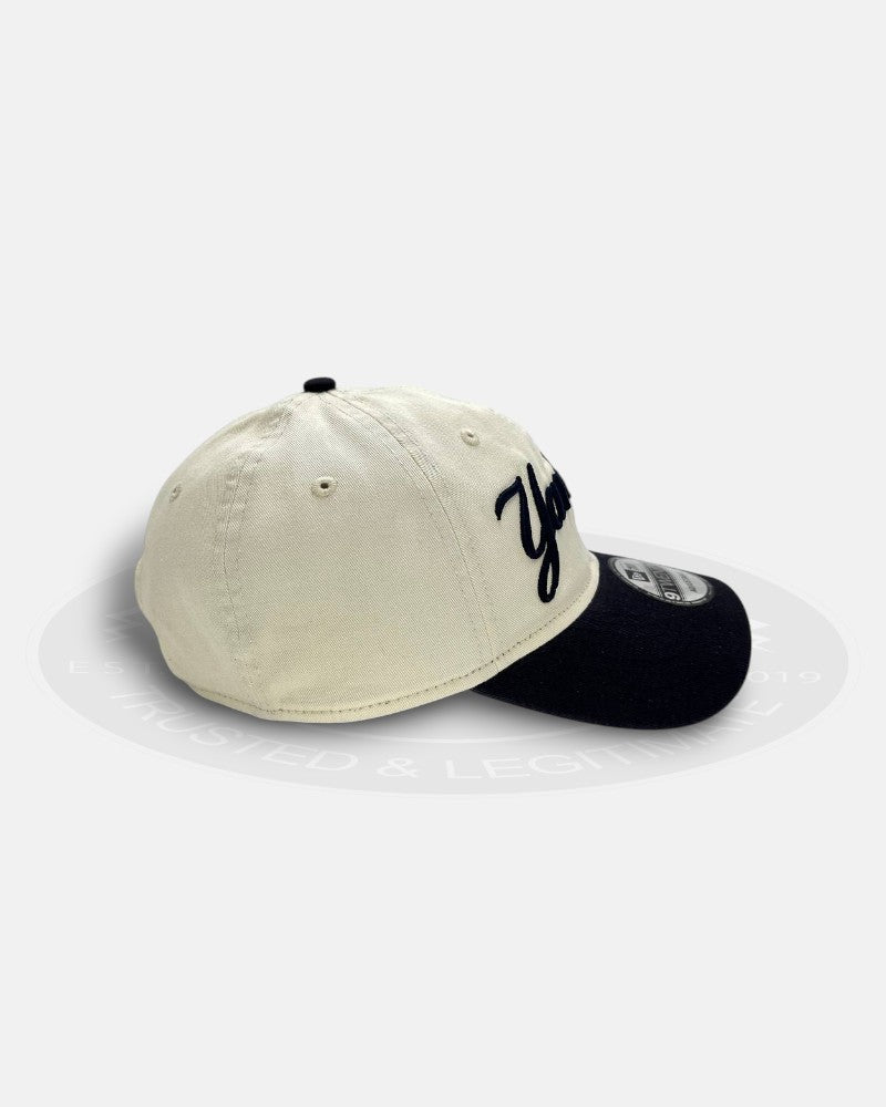 New York Yankees Script Two Tone 9Twenty Adjustable Strapback Hat