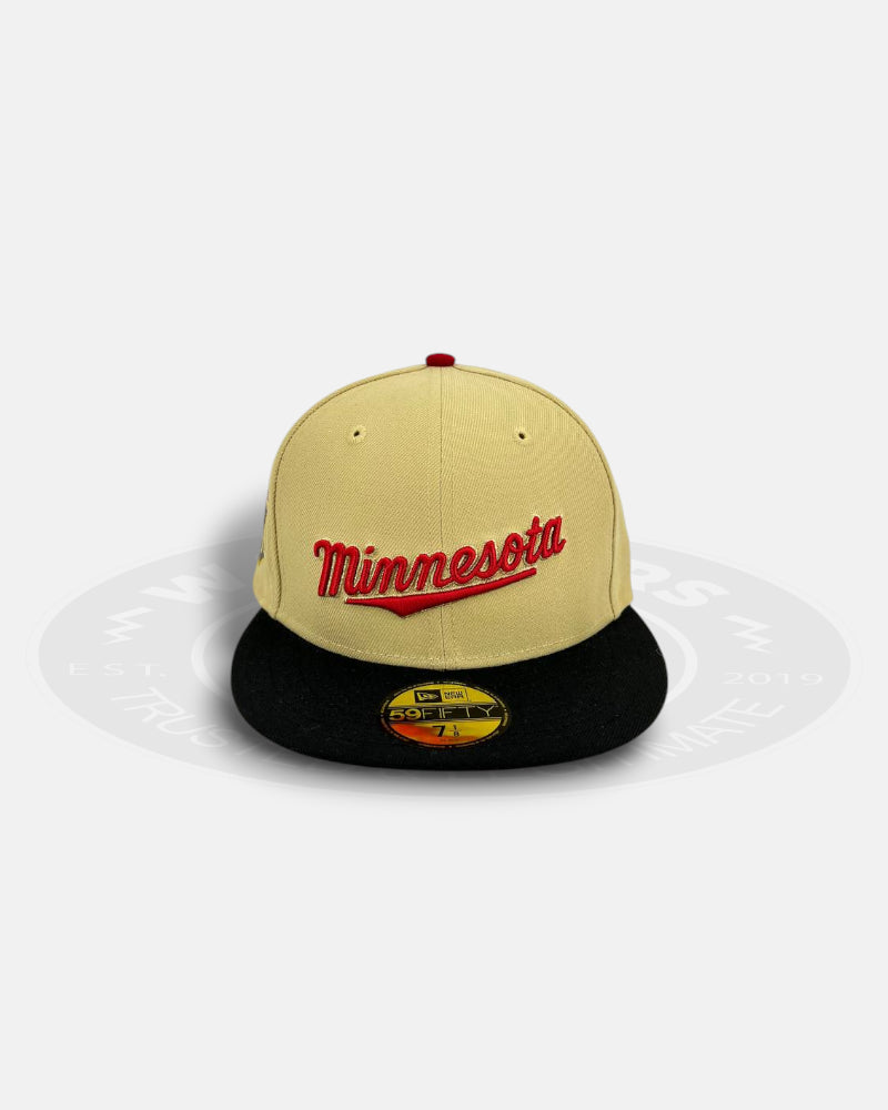 Minnesota Twins Target Field Vegas Two Tone Series 59Fifty Fitted Hat