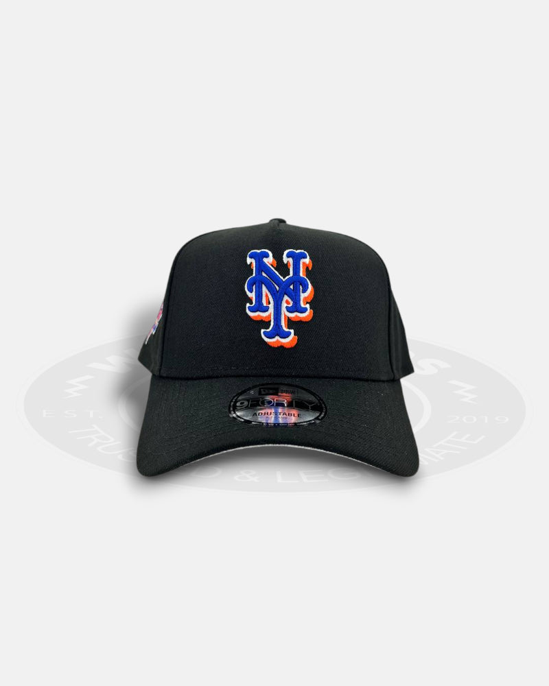 New York Mets Midnight 60th Anniversary 9FORTY A-Frame Snapback Hat
