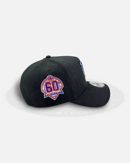 New York Mets Midnight 60th Anniversary 9FORTY A-Frame Snapback Hat