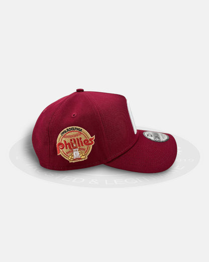Philadelphia Phillies Local Dishes Maroon 9FORTY A-Frame Snapback Hat