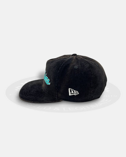 Miami Dolphins Script Washed Corduroy The Golfer Fit Snapback Hat