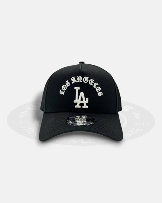 Los Angeles Dodgers Arch Script 9Forty A-Frame Snapback Hat