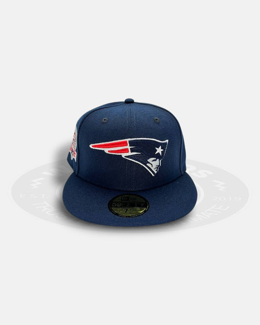 New England Patriots 50th Season Side Logo 59Fifty Fitted Hat