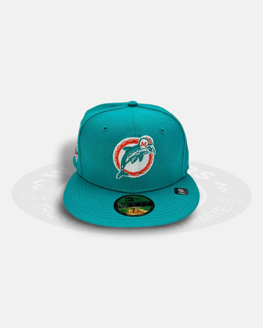 Miami Dolphins 30th Anniversary Side Logo 59Fifty Fitted Hat