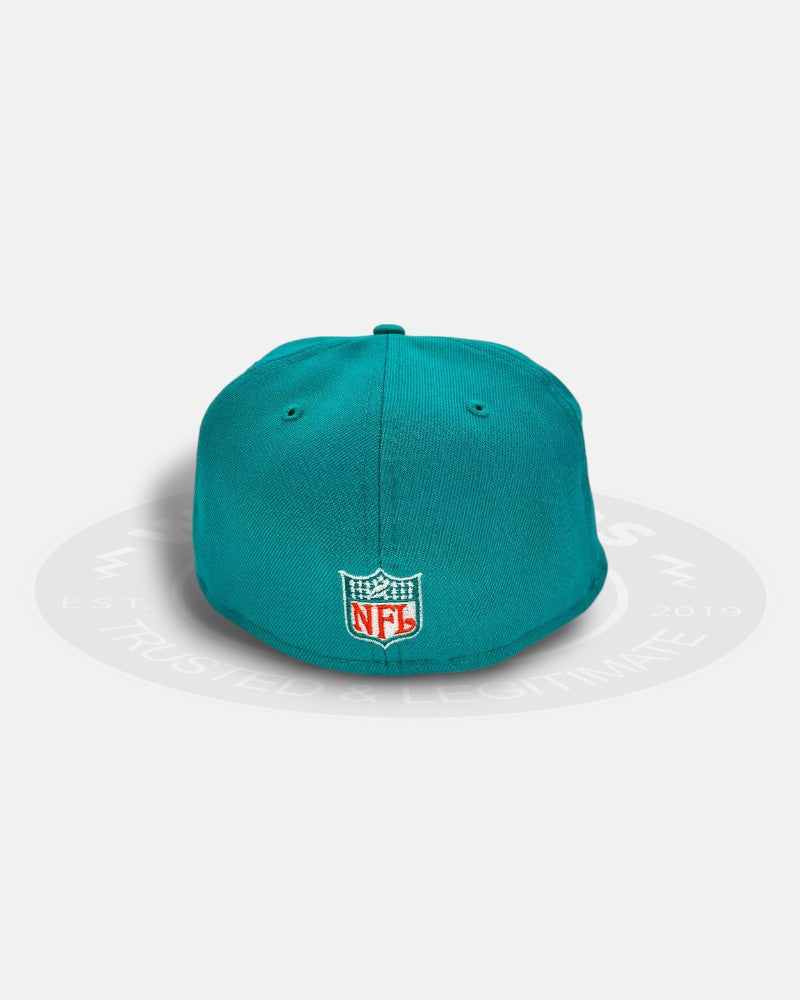 Miami Dolphins 30th Anniversary Side Logo 59Fifty Fitted Hat