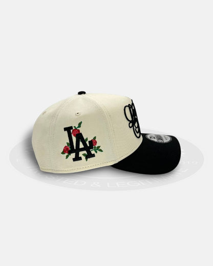 Los Angeles Dodgers Cursive Script Two Tone 9Forty A-Frame Snapback Hat
