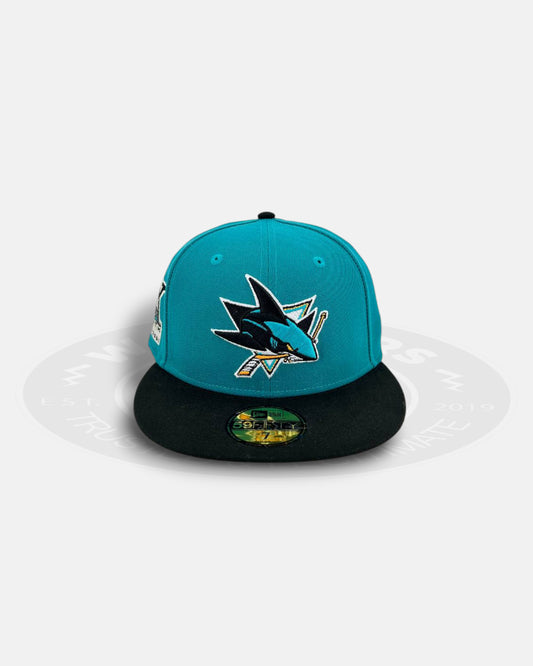 San Jose Sharks Teal Circuit 59FIFTY Fitted Hat