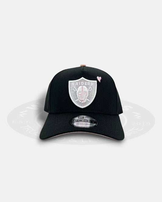 Las Vegas Raiders Love Glint 9FORTY A Frame Snapback Hat