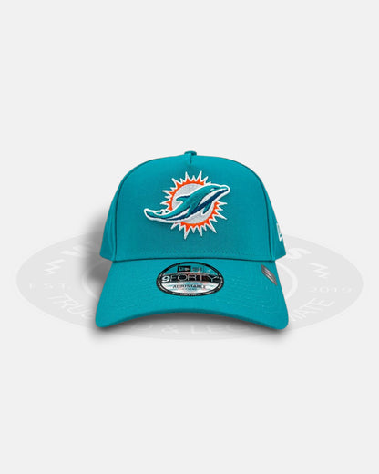 Miami Dolphins Aqua Circuit 9FORTY A-Frame Snapback Hat