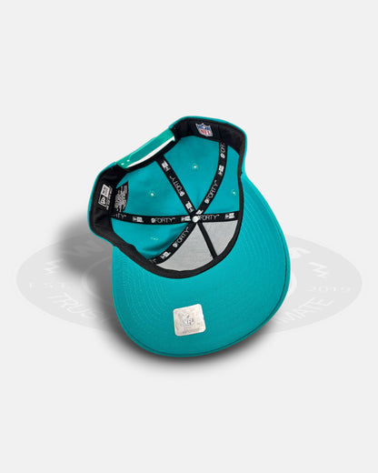 Miami Dolphins Aqua Circuit 9FORTY A-Frame Snapback Hat