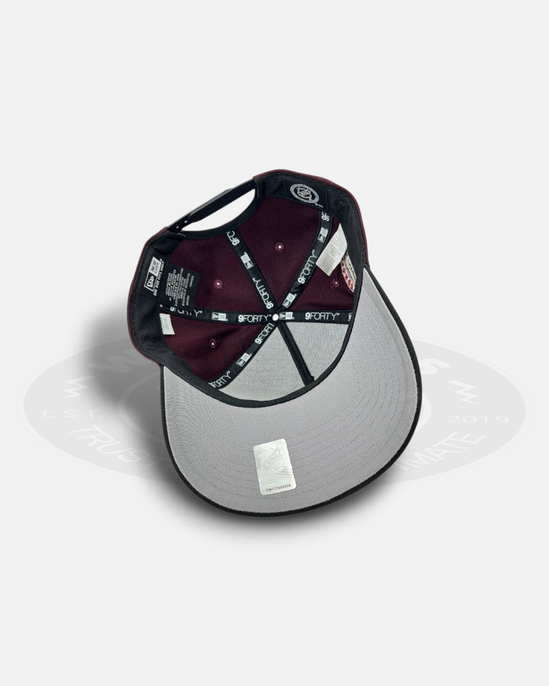 Chicago Blackhawks Arena Maroon Two-Tone 9FORTY A-Frame Snapback