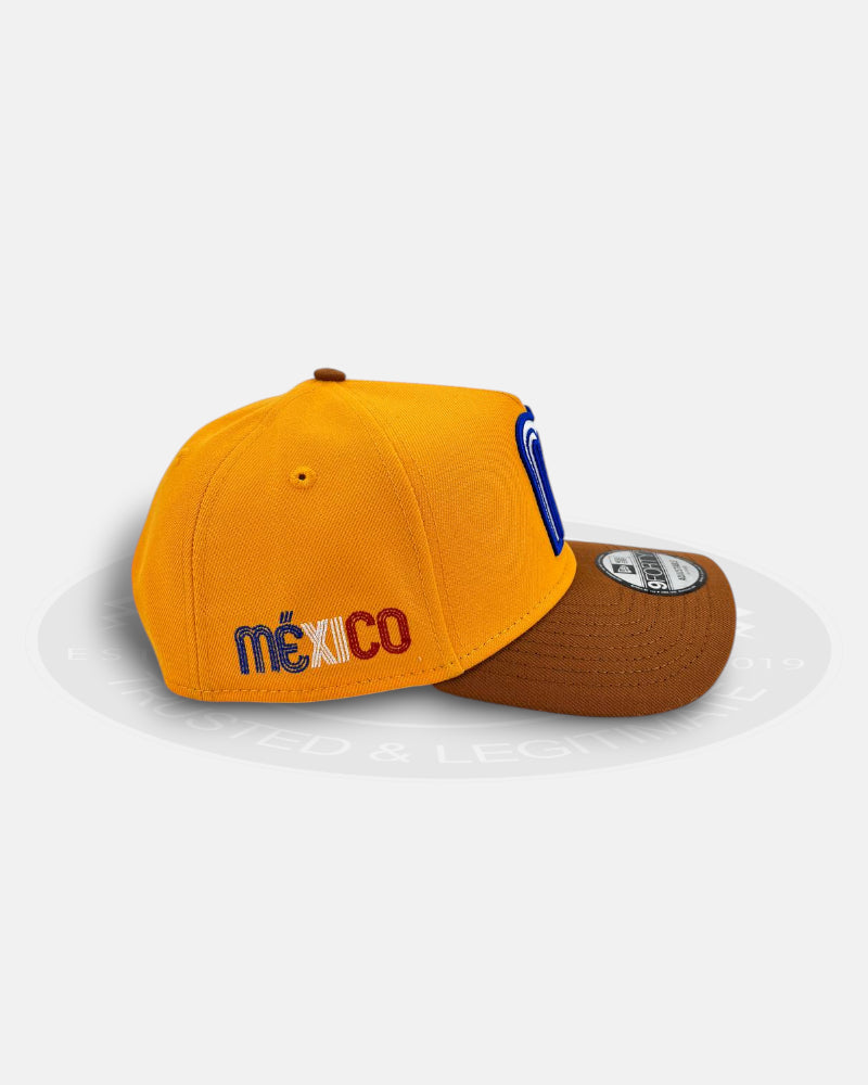 Mexico National Baseball Team Golden Brew 9FORTY A-Frame Snapback Hat