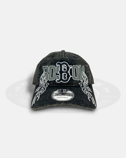 Boston Red Sox Washed Tribal 9TWENTY Strapback Hat