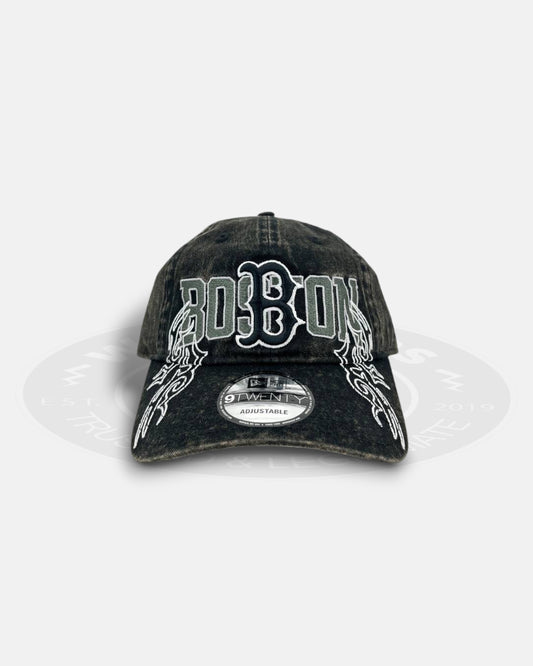 Boston Red Sox Washed Tribal 9TWENTY Strapback Hat
