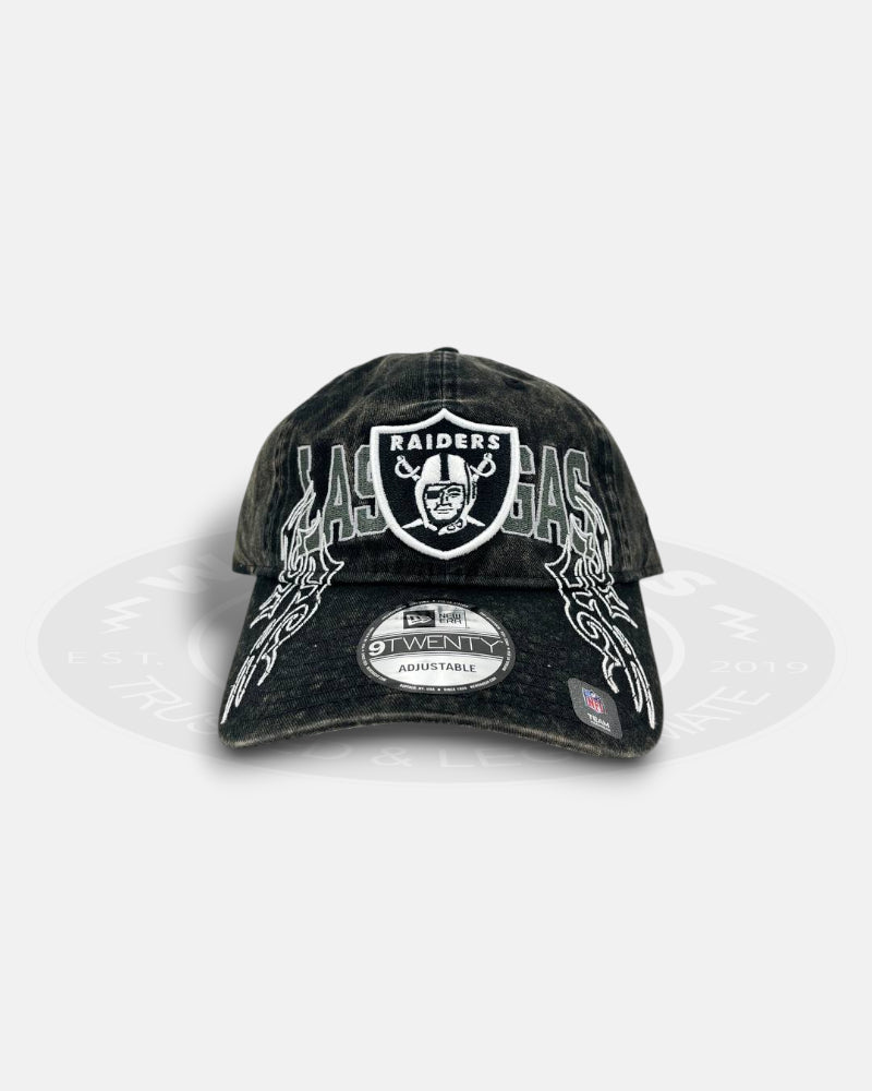 Las Vegas Raiders Washed Tribal 9TWENTY Strapback Hat