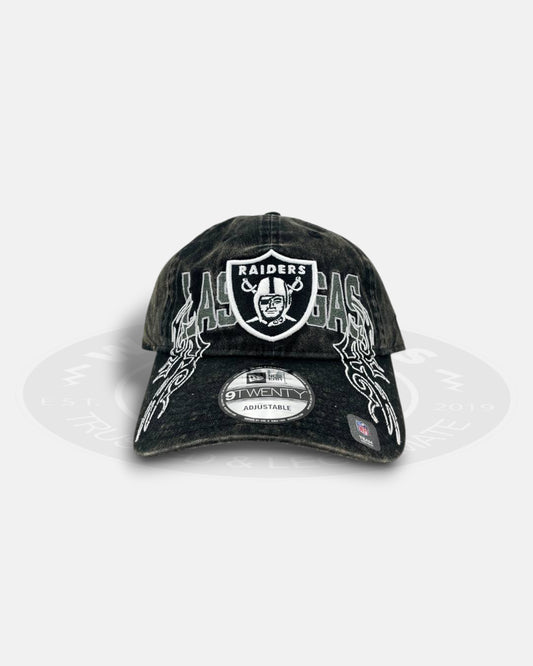 Las Vegas Raiders Washed Tribal 9TWENTY Strapback Hat