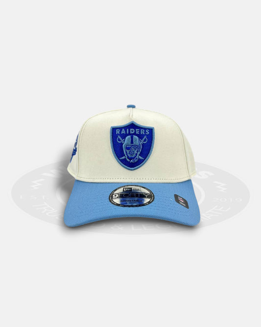 Las Vegas Raiders Chrome Current 9FORTY A-Frame Snapback Hat
