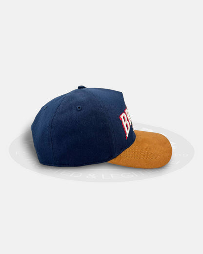 Atlanta Braves Diamond Wheat Offside Snapback Hat